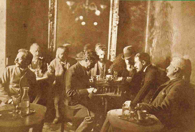 Cesare Pascarella, partita a scacchi nell'Antico Caffè Greco Cesare Pascarella, partita a scacchi nell'Antico Caffè Greco