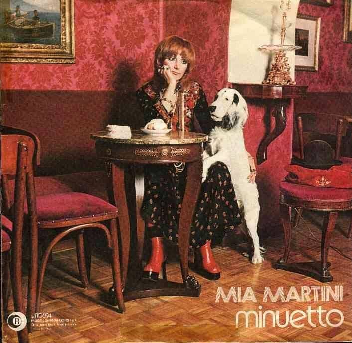 Mia Martini, copertina Minuetto Mia Martini, copertina Minuetto